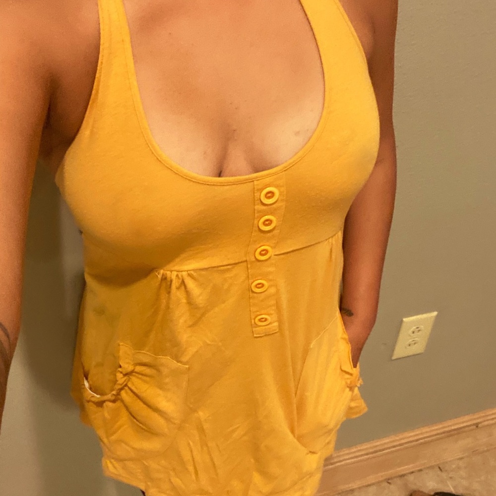 Yellow Halter Top